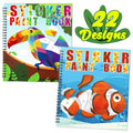 Sticker Paint Books for Kids Ages 4-8 Animal Rainbow Themed Designs Party Gift Create Educational Toys for Kids Learning