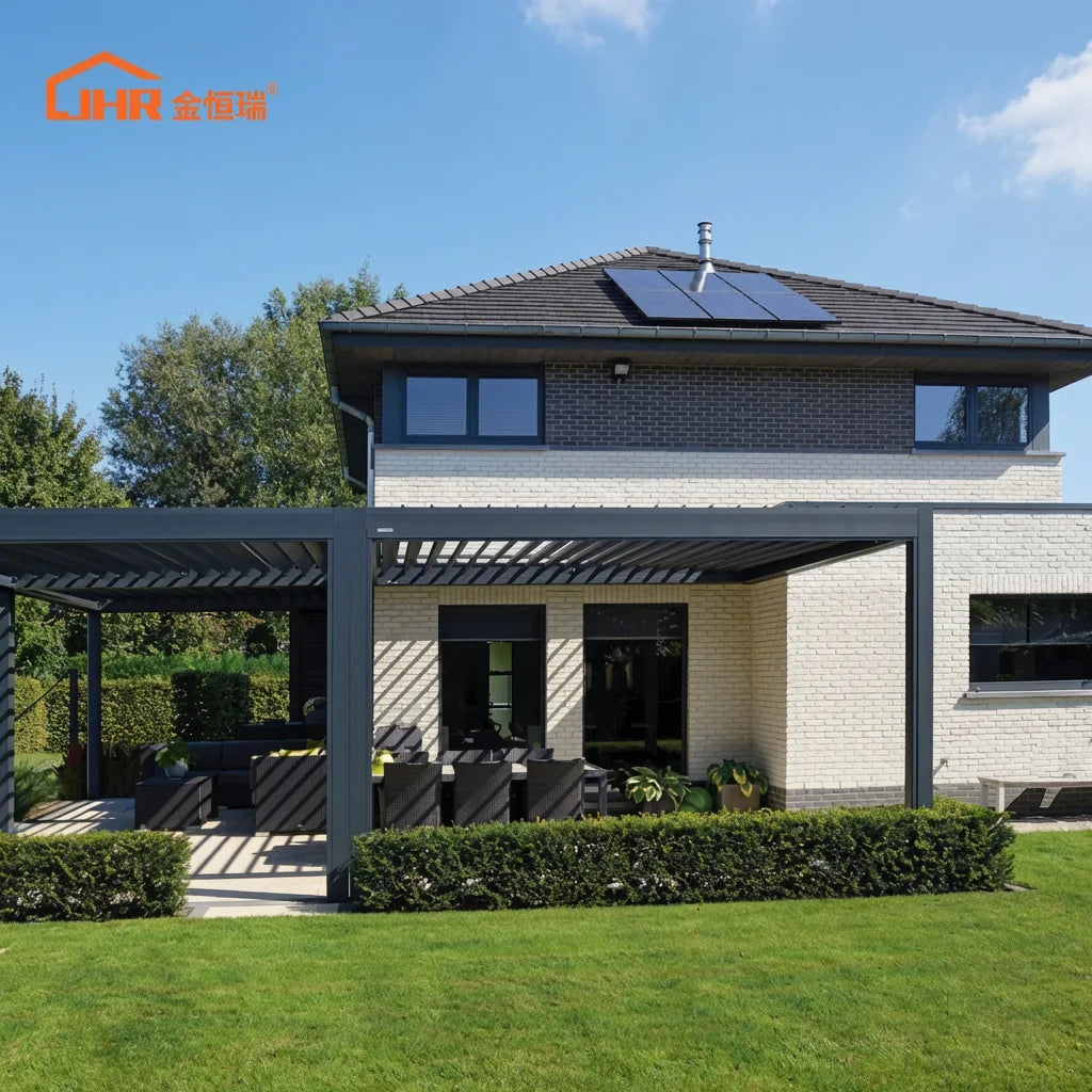 Modern Glass Aluminum Sunroom for Villa Patio Garden House Extension Outdoor Lounge and Leisure Space