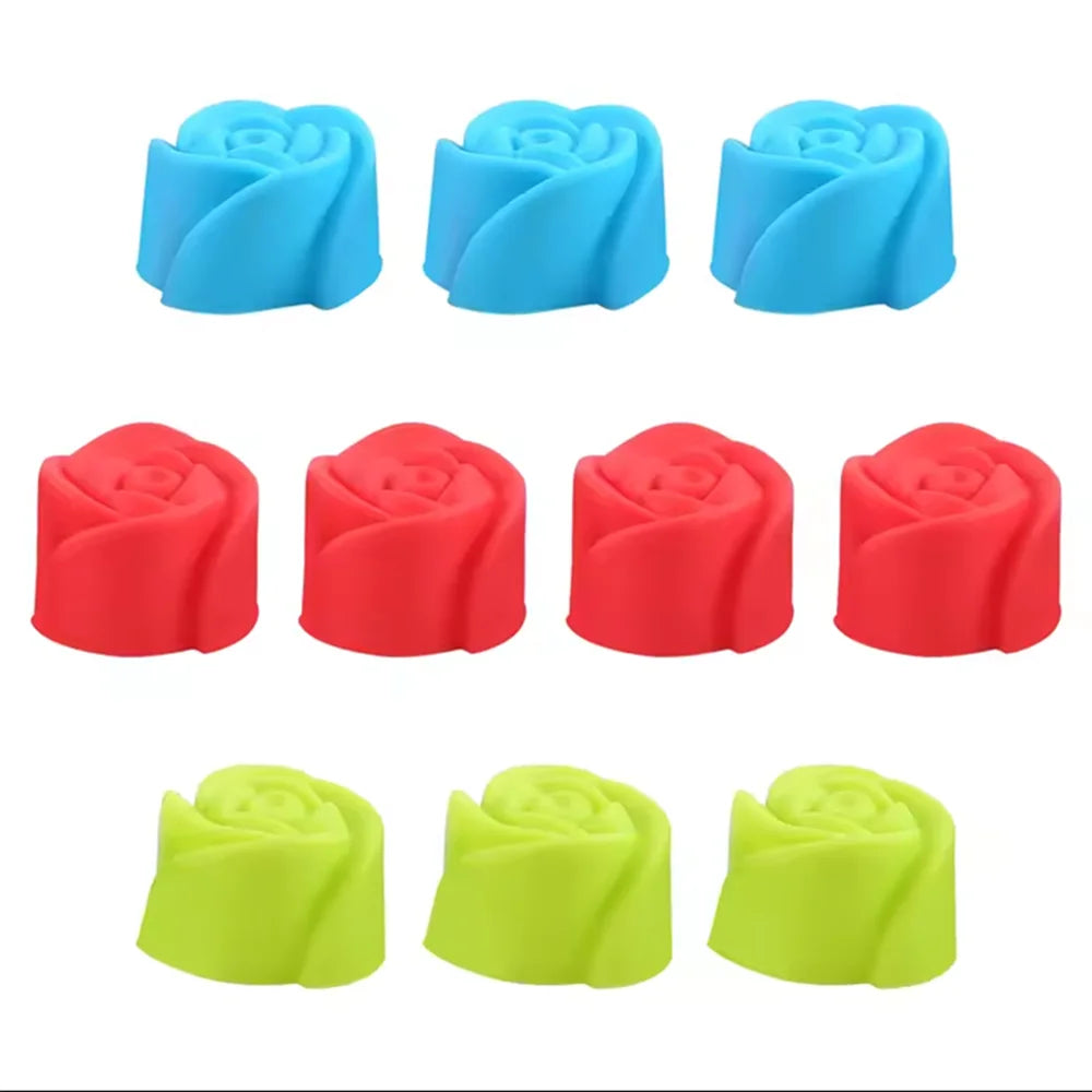 Silicone Baking Cupcake Cups Nonstick Reusable Muffin Liners Cake Pastry Molds