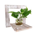 Country-Style Wooden Planter Holder Creative Home Wall Mount Decor for Hanging in Home or Shopping Mall