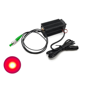 Hot Selling Compact 33x33x75mm 638nm 10mw 20mw 30mw 50mw 80mw Red Round Dot Single Mode FC/APC Fiber Coupled Laser Module