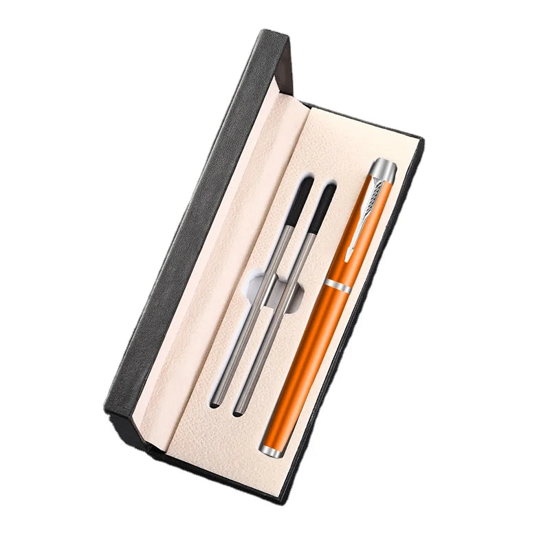 Eco Friendly Products 2024 Luxury Promotional Ballpoint Pens Business Gift Set Metal Ball Pen with Custom Color and Logo
