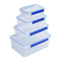 Plastic BPA-Free Food Storage Containers Set with Lids Large Airtight Containers
