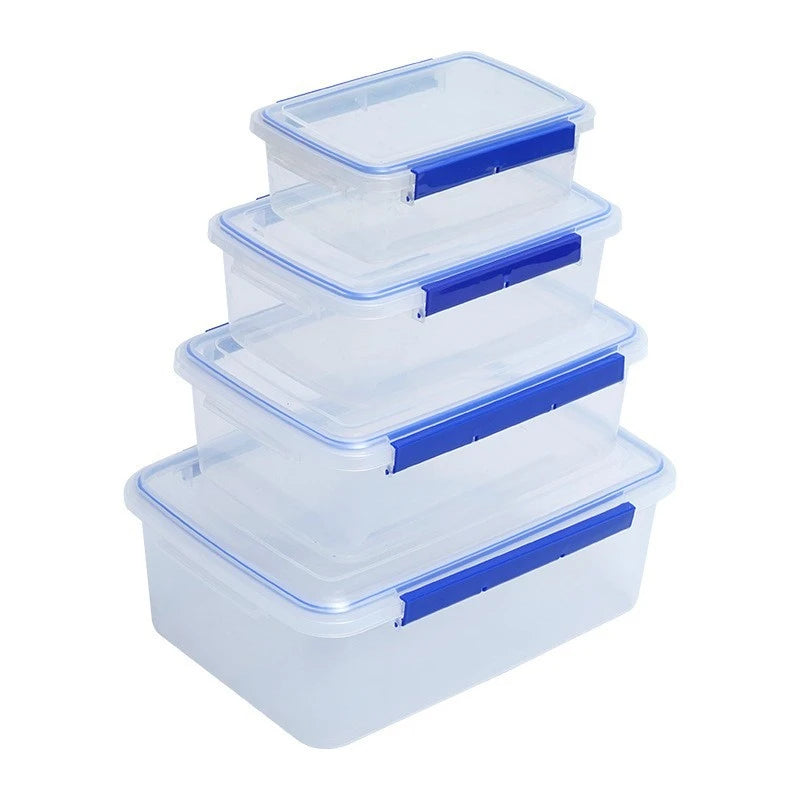 Plastic BPA-Free Food Storage Containers Set with Lids Large Airtight Containers