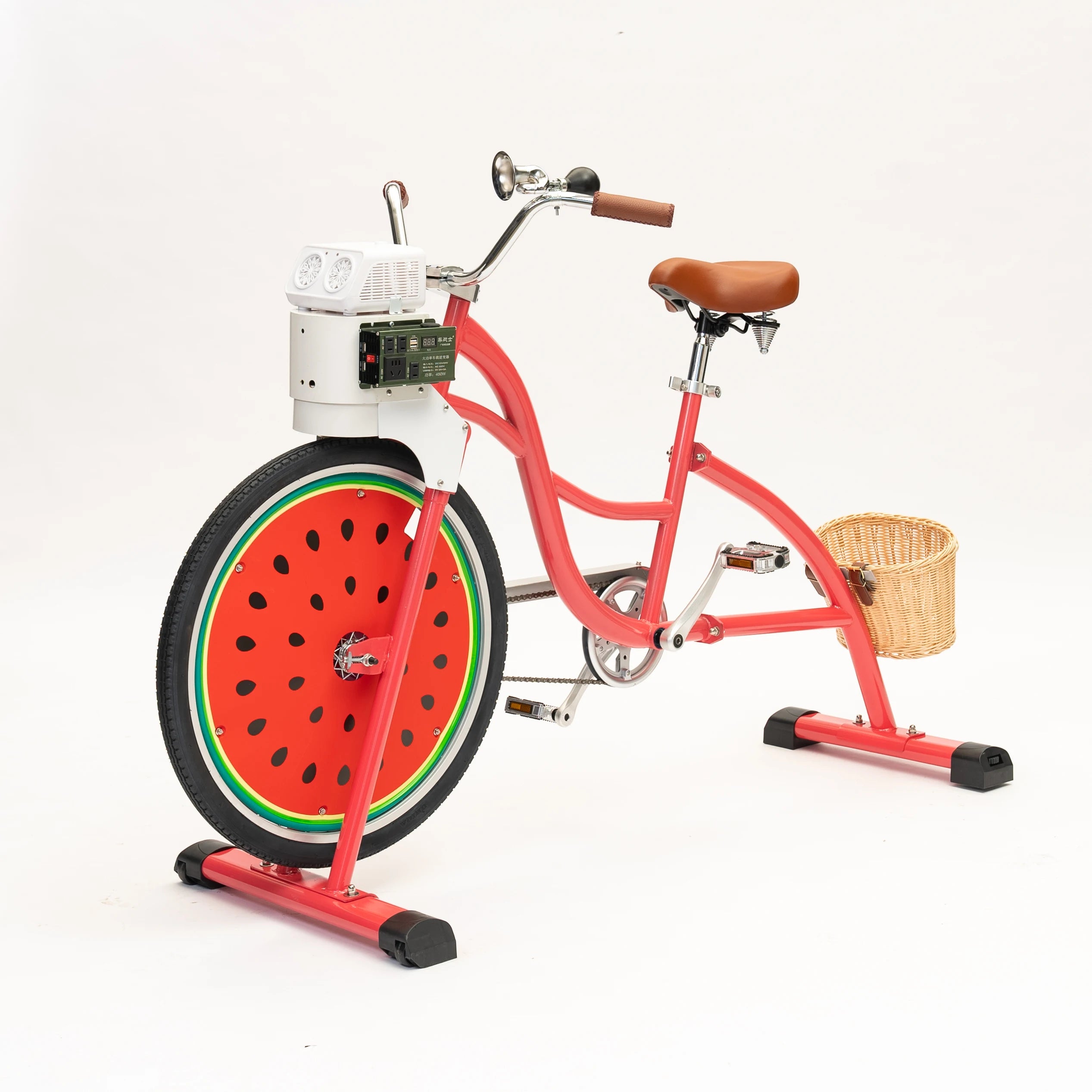 EXI Human Power Exercise Bike Pedal Power Bubble Machine Aluminum Alloy Safe Easy to Ride for Adults