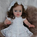 2026 Hot Sale 24 Inches 60CM Lifelike Soft Reborn Baby Dolls with Rooted Hair Look Real Silicone Reborn Baby Dolls for Girls