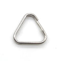 Wholesale 304 Stainless Triangle Key Ring Split Rings Hook Lug Ring for Jewelry Keychains Camera Strap