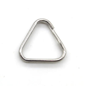 Wholesale 304 Stainless Triangle Key Ring Split Rings Hook Lug Ring for Jewelry Keychains Camera Strap