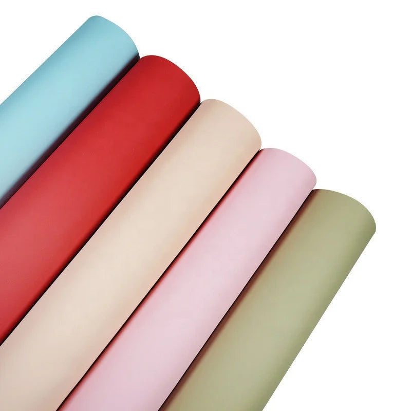 BY8021 Solid Color Synthetic PU Matte Leather 1mm for Bags Bows Crafts Lining Costumes Chair Versatile Decorative Material