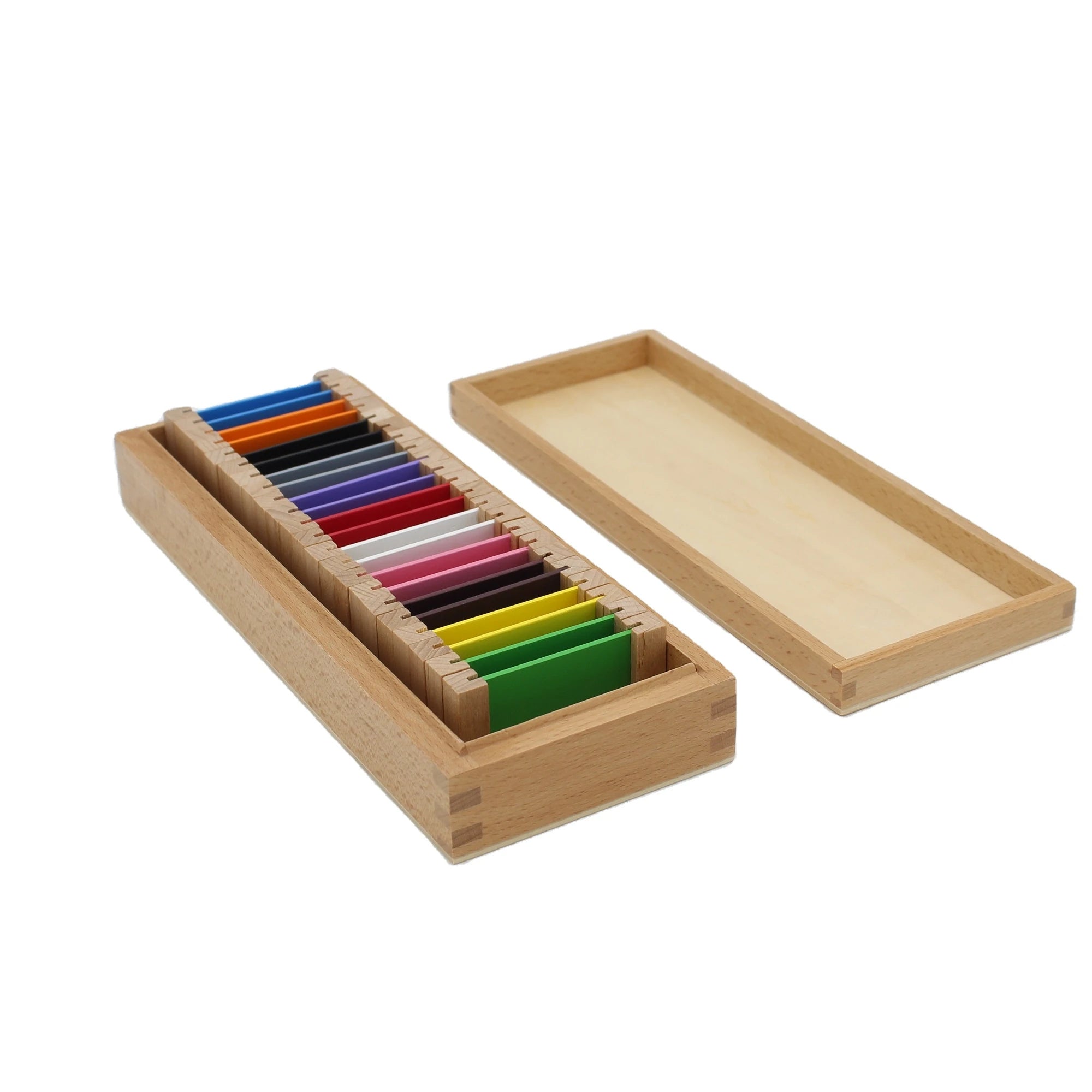 Factory Direct Montessori Montessori Material Sensorial Rough and Smooth Boards Set Wooden Educational Toys for Kindergarten