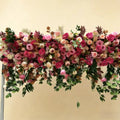 GNW New Design Silk Wisteria Hanging Flower Runner for Wedding Ceremony and Party Decoration