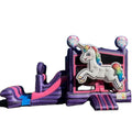 Inflatable Bouncy Jumping Castle with Slide Combo Unicorn Bouncer House for Kids