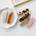 DOWELL Korean Same Style Retro square Hair Clip Simple Ponytail Acetate Hair Spring Clips