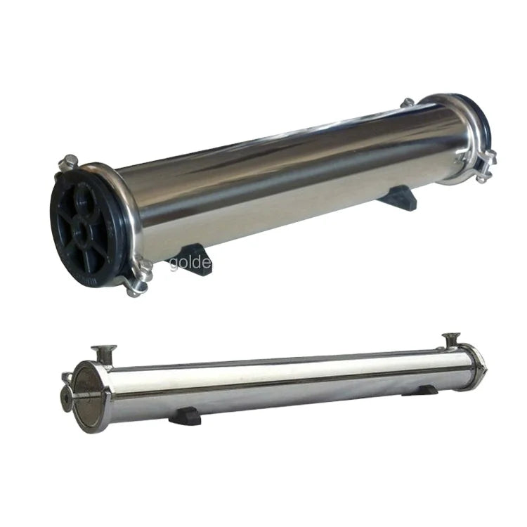 4040 Size SS304 Water Filter Housing RO Membrane Housing Stainless Steel Filter Housing