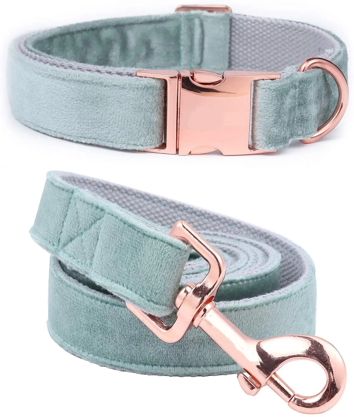 Fashion Hot Selling PET Dog Collar Velvet Dog Collar Set Soft & Comfy Adjustable