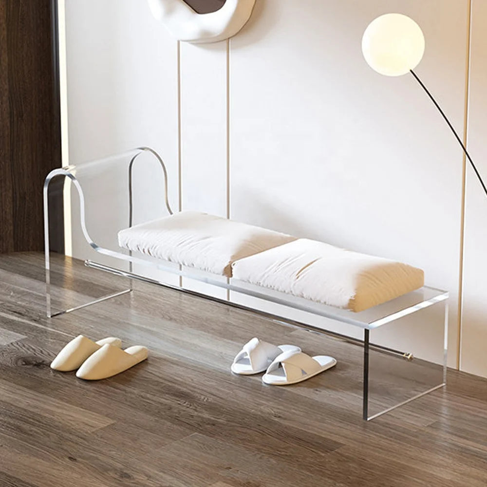 Manufacturer Factory Supplier Transparent Entryway Bench