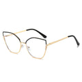 2023 New Trendy Women square Optical Eyewear Metal Oversized Eyeglasses Vintage Big Frame Anti Blue Light Glasses Frame