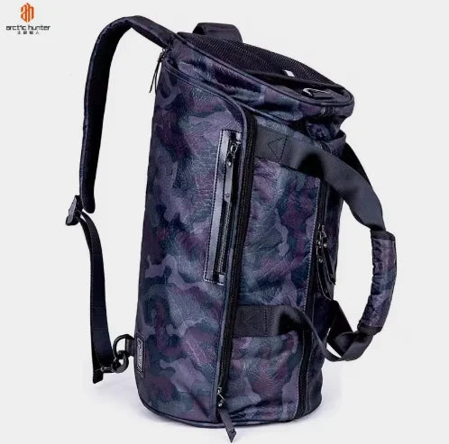 Arctic Hunter Custom Sport Fitness Gym Shoes Compartment Travel Overnight Shoulder Weekender Duffel Logo