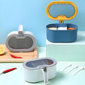 Hot Sale Three-Compartment Plastic Spice Box with Dustproof Lid for Kitchen Storage Food Storage & Organization