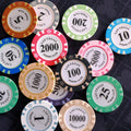 Casino One Stop Accessory Sourcing  Customized Chip Stickers Poker Game Tokens Clay Las Vegas Chips