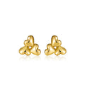 Sansheng III Heart Shaped Earrings 925 Sterling Silver Love Fashion Versatile Earrings Women's New Trend