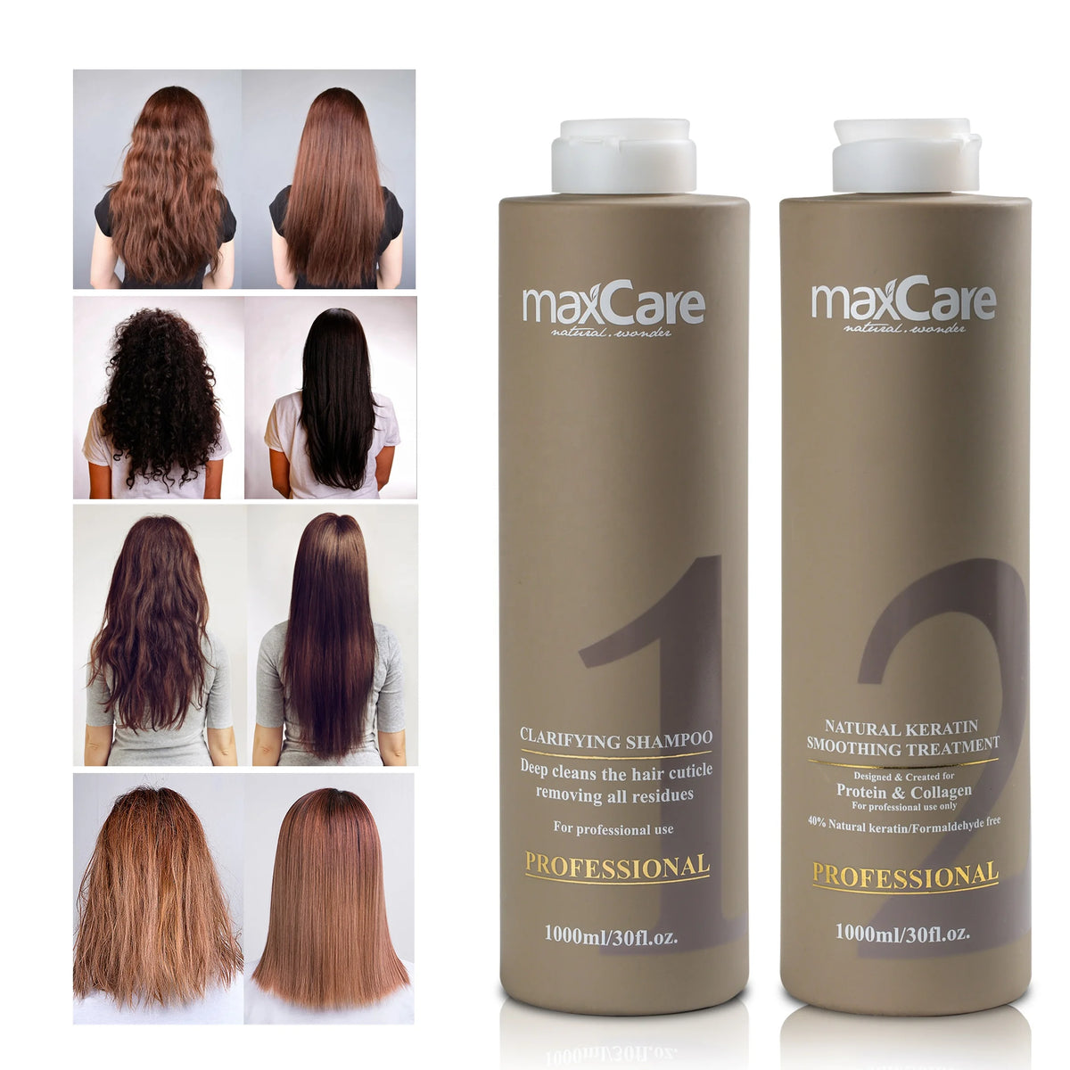 Organic Keratin Hair Treatment Professional Brazilian Keratin Straightening Cream for Curly and Damaged Hair Smoothing Keratina