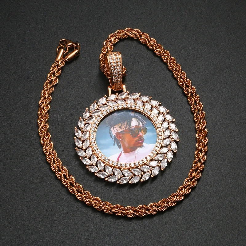 Factory Custom Iced Out Hiphop Style Moissanite Pendant Silver925 10k 14k Hiphop Full Pave Moissanite Jewelry for Men