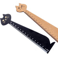 New Retro 15CM Cat Straight Ruler Wooden Kawaii Tools Stationery Cartoon Drawing Gift Korean Office School Supplies