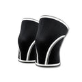 2024 Custom Logo Elastic Crossfit Knee Brace Support Compression Pads 7mm Neoprene Weight Lifting Powerlifting Knee Sleeve
