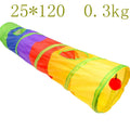 Pet Rainbow-T Interactive Play Toy Collapsible Polyester Cat Tunnel Simple Style All Seasons