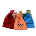 Wholesale Promotion Cheap Practical Jute Linen Reusable Eco-Friendly Drawstring Storage Bag with Custom Logo for Gift Craft