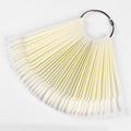 Round Head Hoop Fan-shaped Color Card 50 Pieces/pack Fake Nails Nail Display Color Palette Display Nail Tips