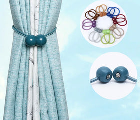 Modern Curtain Tieback Curtain Holdback Jade Headphone Magnetic Tie Back Rope Curtain Buckle Home Decor