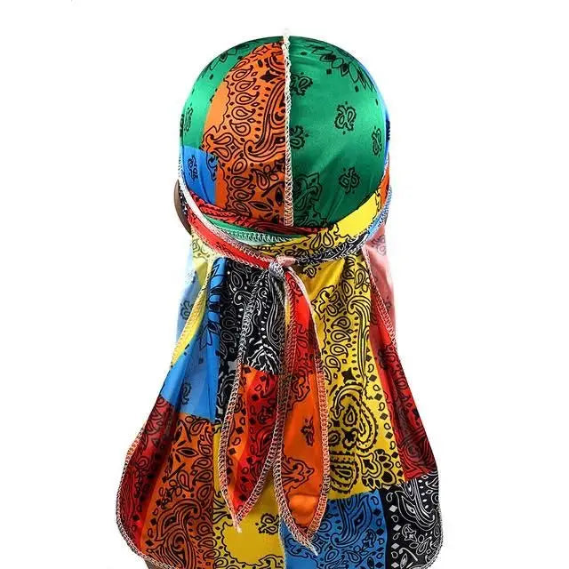 Wholesale High Quality Oem Fashion Polyester Du Rags Durag for Men