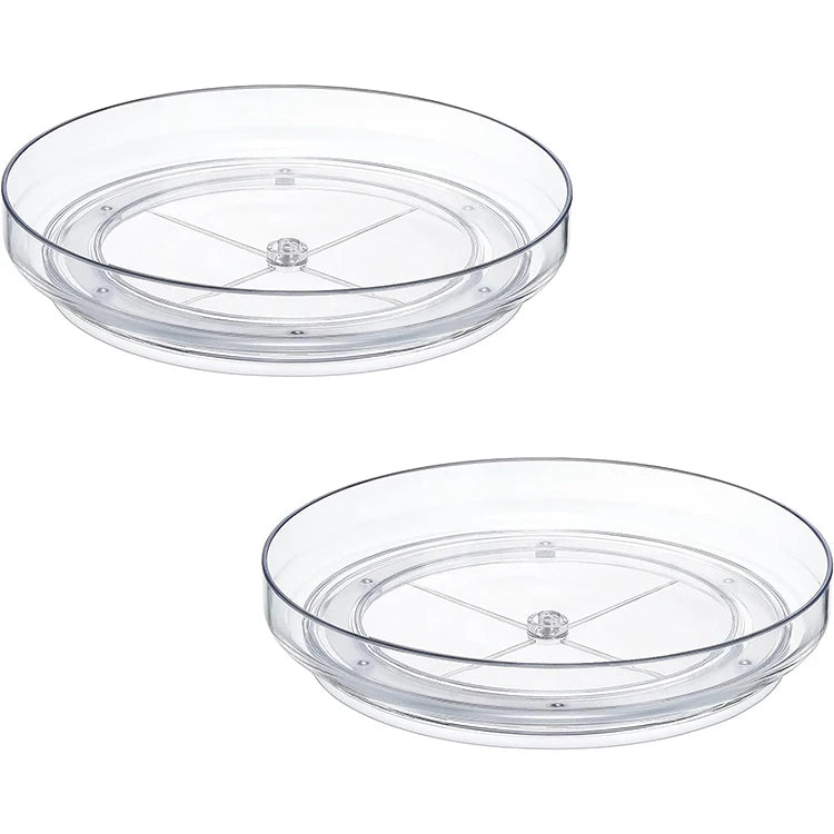 Rotating Lazy Susan Organizers Turntable Spice Rack for Kitchen Cabinet Fridge Bathroom  Vanity Countertop Makeup Organizing