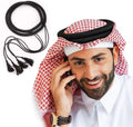 Arab Men Muslim Head Scarf Put on Turban Headband Keffiyeh/Shemagh Wrap Arabic Egal Headband Arab Aqel Rope