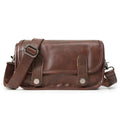 New 2024  Small Mobile Phone Pu Leather Sport Side Chest Sling Crossbody Luggage Travel Shoulder Messenger Bag for Men Women
