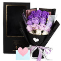 Artificial Dried Preserved Rose Soap Flower Bouquet 18 Gift Box Sources Mother's Day Square Box 28 * 18 * 9cm 10 Boxes Giftboxes