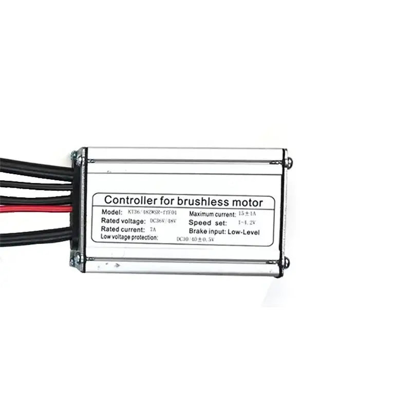 New Design E-bike Controller KT 36V 48V 15A Kunteng Square Wave Controller 6 Mosfet Waterproof Plug Electric Bicycle Controller