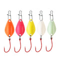 DN 2g Spoon Fishing Lures Metal Hard Bait Bass Trout Pike Salmon Lure 1 Inch