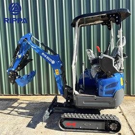 Rippa New Epa Approved Bagger Shandong Excavator Scavatore 1.5Ton Hydraulic Crawler Mini Excavator Machine with Kubota Engine