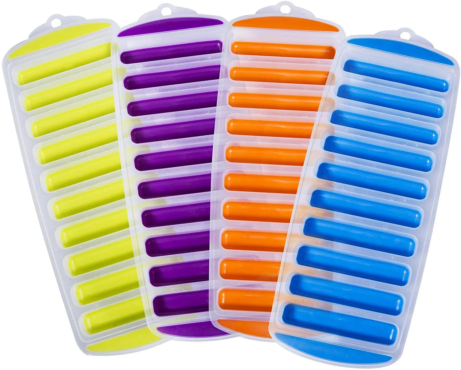 Customized Wholesale Ice Stick Cube Trays Easy Push Out Stackable Ice Stick Molds for Sports Water Bottles Whiskey Cocktail