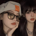 Jiuling Eyewear Spring Metal Hinge Shades Fashion Party Gift Eye Glasses Women Rice Nail Frame Sunglasses for Young