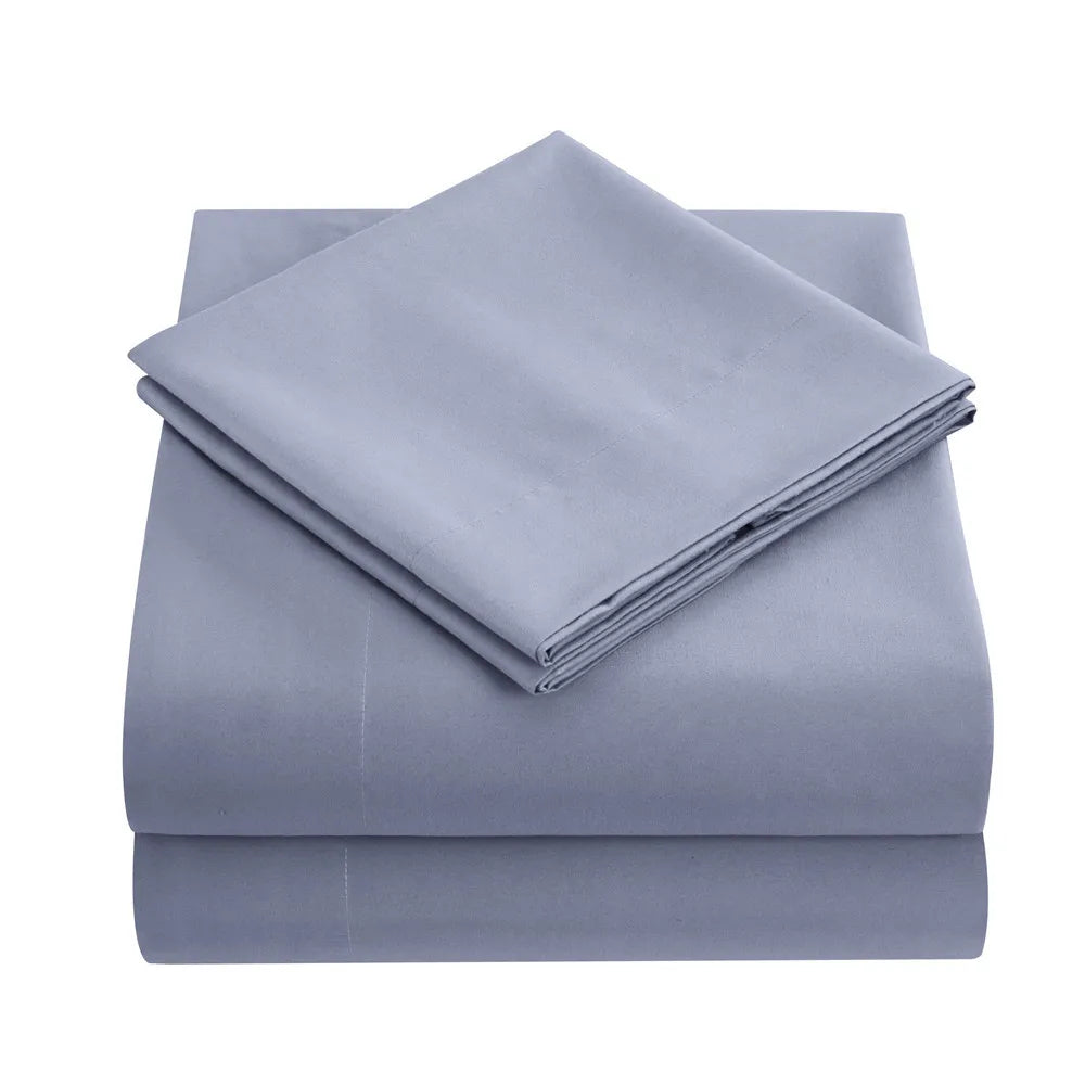 Custom All Season 3/4 Pcs Home Textile Queen Size Bedding Set Cheap Bed Sheet Set Wholesaler