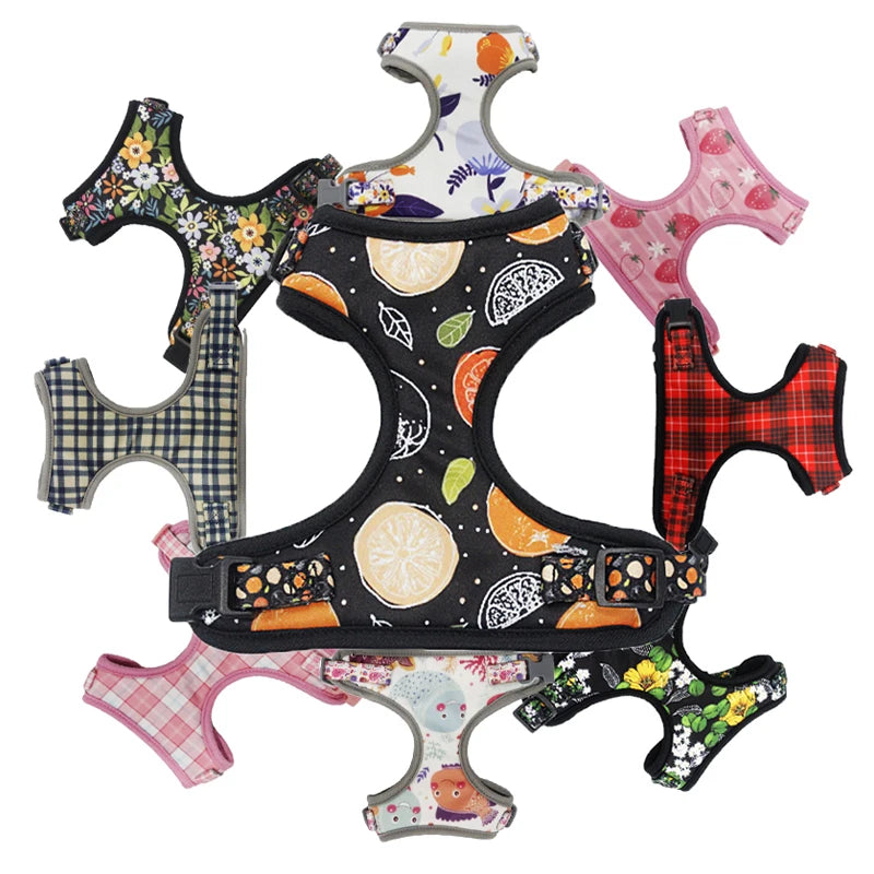 Innovative Small Dog Pet Harness Custom Design Breathable Polyester with Padded Feature No Pull