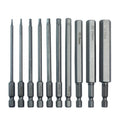 Yunbei 50mm 75mm 100mm Hexagonal Bit Set S2 Bullet Torque Bit with Magnetic Electric Bit Set