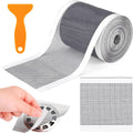 10/5m Cuttable Shower Drain Hair Catcher Self-Adhesive Floor Drain Stickers Disposable Mesh Sink Strainer Filter for Bathroom