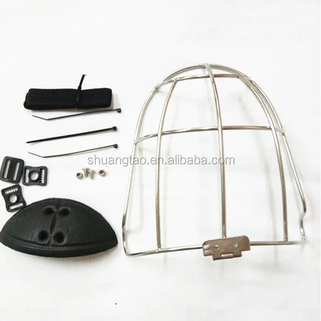 Hot Selling 304 Stainless Steel Hockey Hurling Helmets Welding Face Guards with Accessories