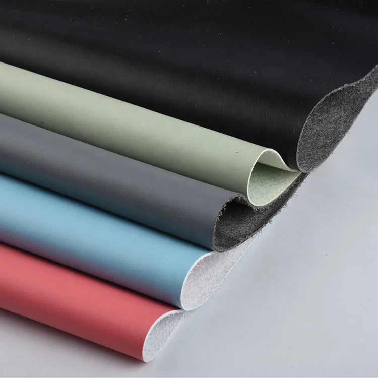 Microfiber PU Leather Fabric Nappa Microfiber Leather Material with Fine Texture for Sofa and Handbag-Cheap Option