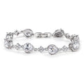 Custom Fashion Jewelry Bracelets Exquisite Temperament Lady Luxury Bracelet Crystal Water Drop Zircon Bracelet